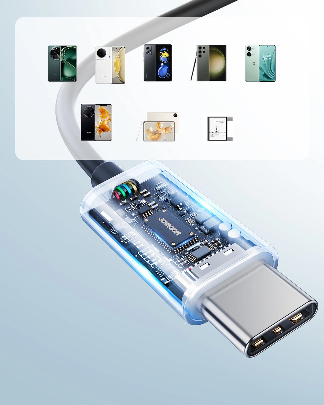 Handsfree USB-C Joyroom JR-EC07, Črna