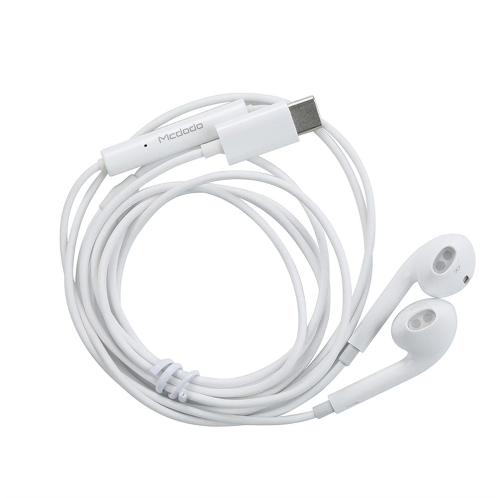 Handsfree USB-C McDodo HP-6071 Element, 1.2m, Bel