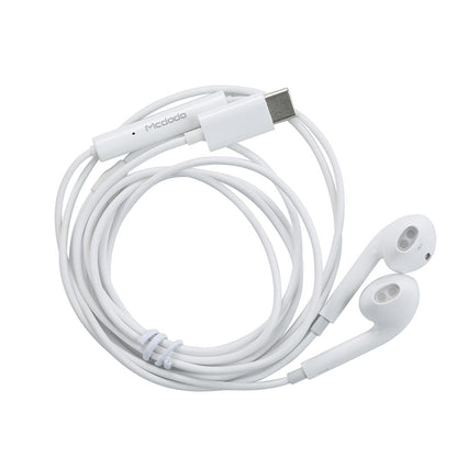 Handsfree USB-C McDodo HP-6071 Element, 1.2m, Bel