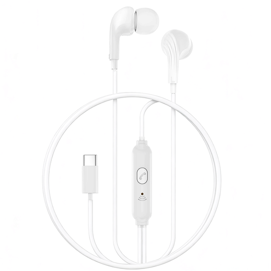Handsfree USB-C XO Design EP82, Bela