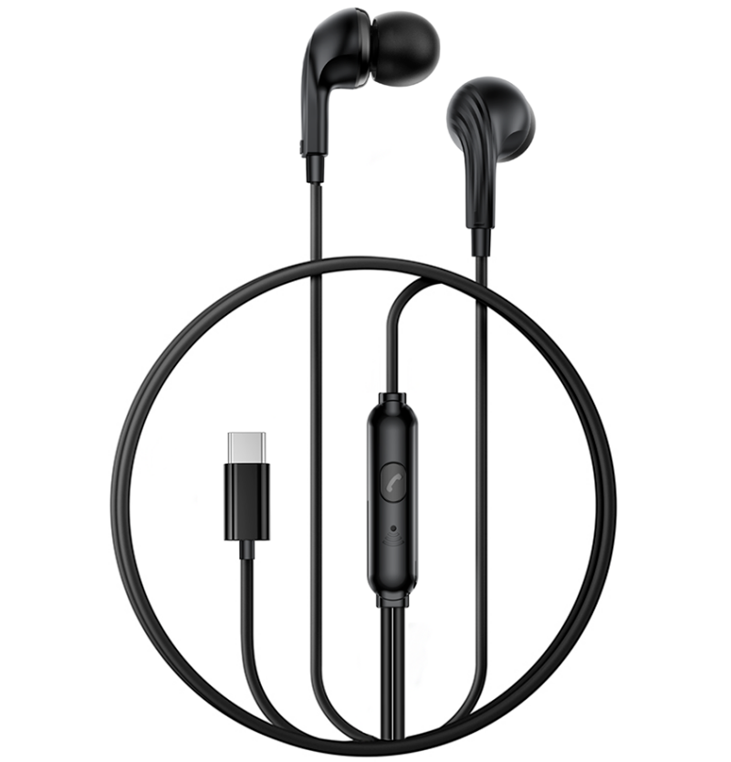 Handsfree USB-C XO Design EP82, Črna