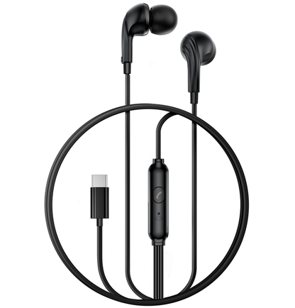 Handsfree USB-C XO Design EP82, Črna