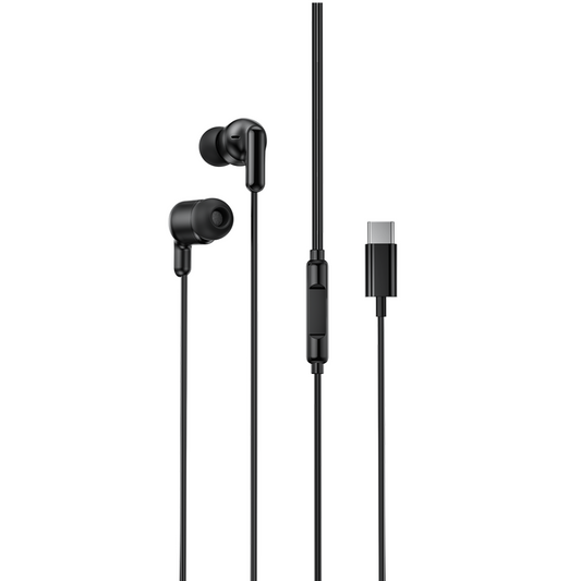 Handsfree USB-C XO Design EP84, Črna
