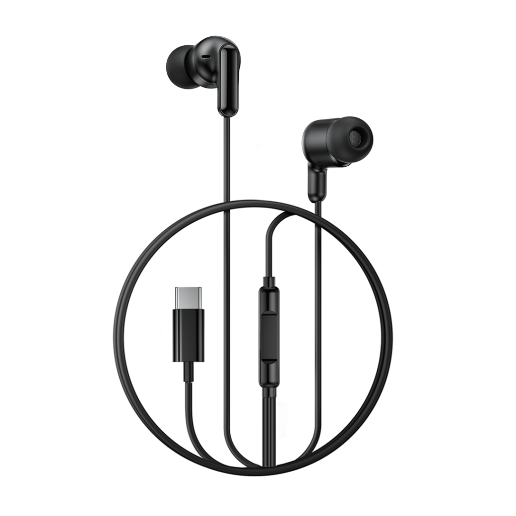 Handsfree USB-C XO Design EP84, Črna