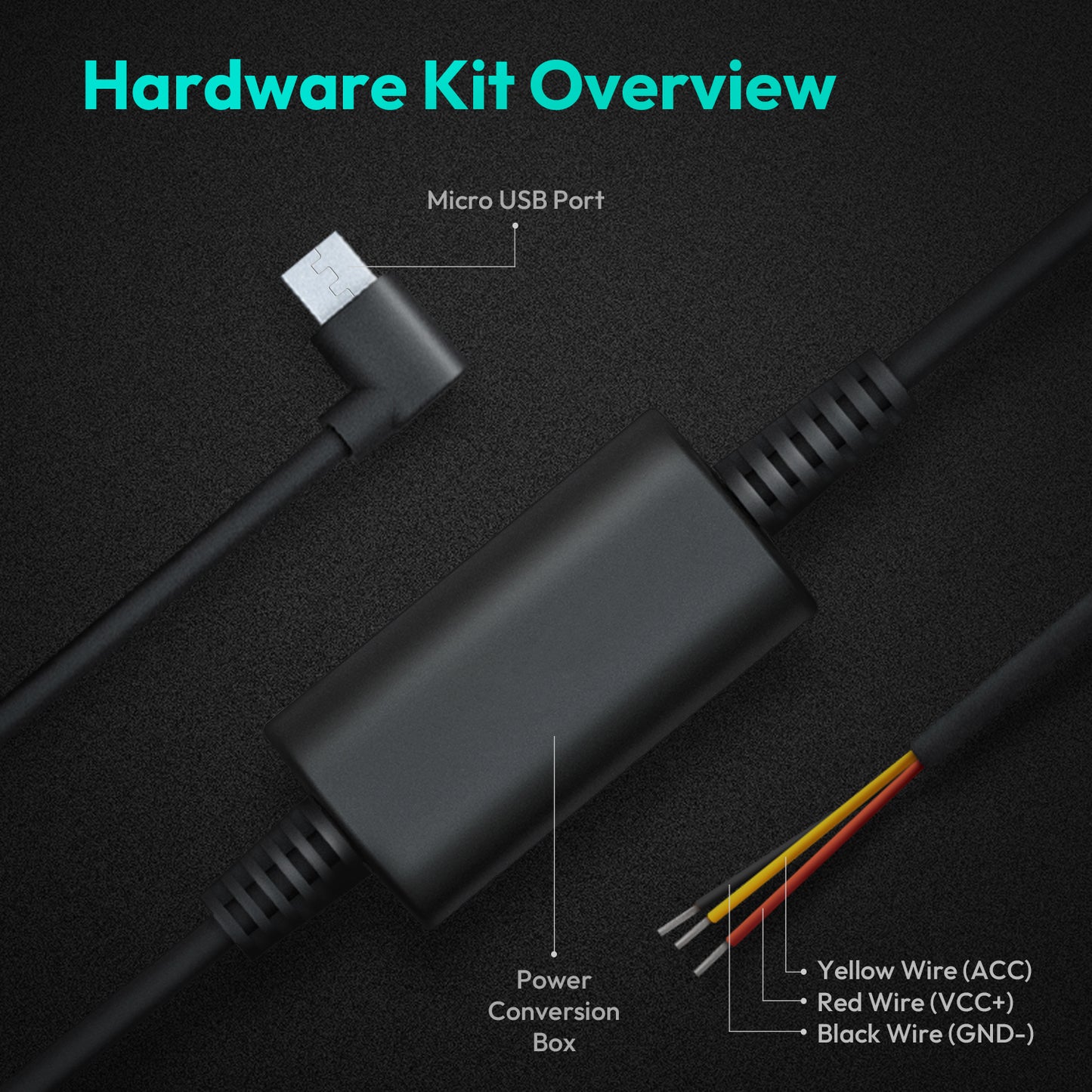 Hardwire Botslab for Camera HK30 Pro / G300H / G980H 