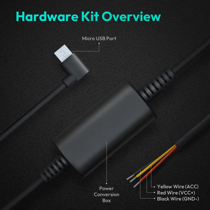 Hardwire Botslab for Camera HK30 Pro / G300H / G980H 