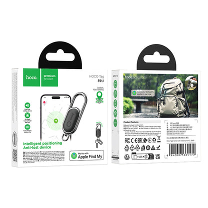 HOCO SmartTag E91J za iOS serije, Črna