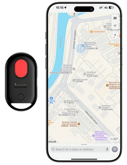 HOCO SmartTag E95 3in1 za iOS serijo, črna