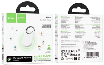 HOCO SmartTag E98A za serijo Android, Bel