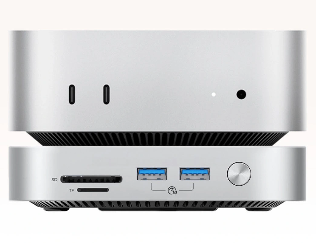 Orico MiniLink M49P Multifunctional Hub for Apple Mac Mini M4, 9in1, Silver