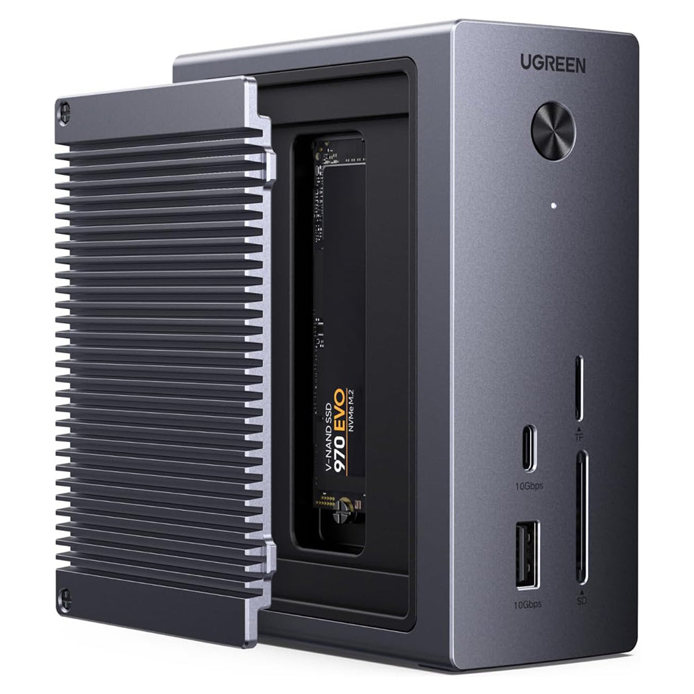 Večnamenski hub UGREEN CM923 (55735), 10v1, Siv