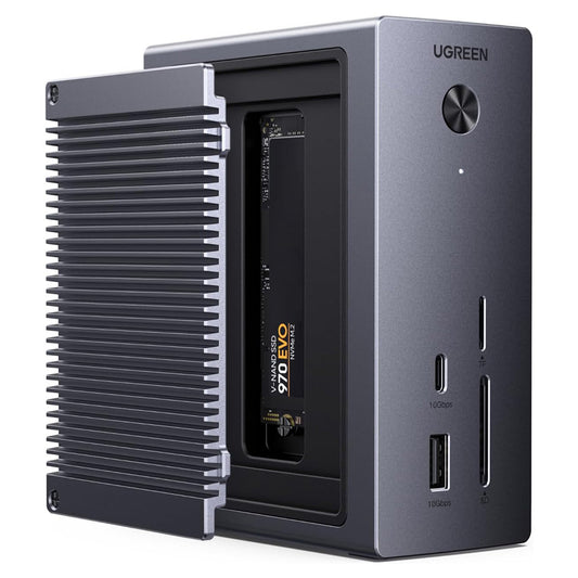 Večnamenski hub UGREEN CM923 (55735), 10v1, Siv