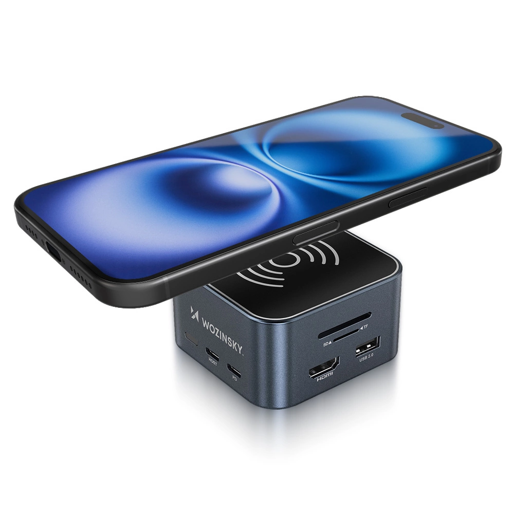 Večnamenski Hub WZK WHBC09Y8S, 12v1, Siv