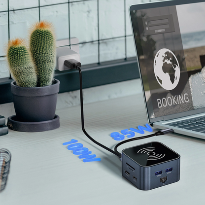 Večnamenski Hub WZK WHBC09Y8S, 12v1, Siv