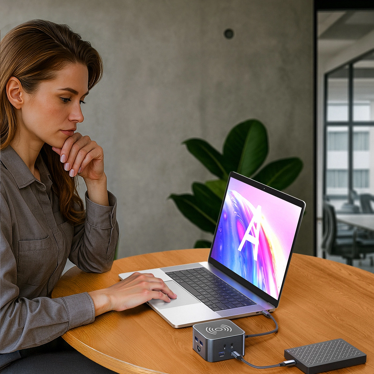 Večnamenski Hub WZK WHBC09Y8S, 12v1, Siv