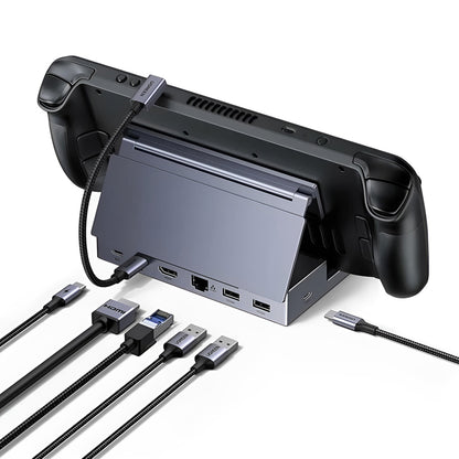 Podporni hub UGREEN 75126 za prenosno konzolo, siv