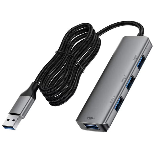 USB hub Acefast J17, 4v1, Siv