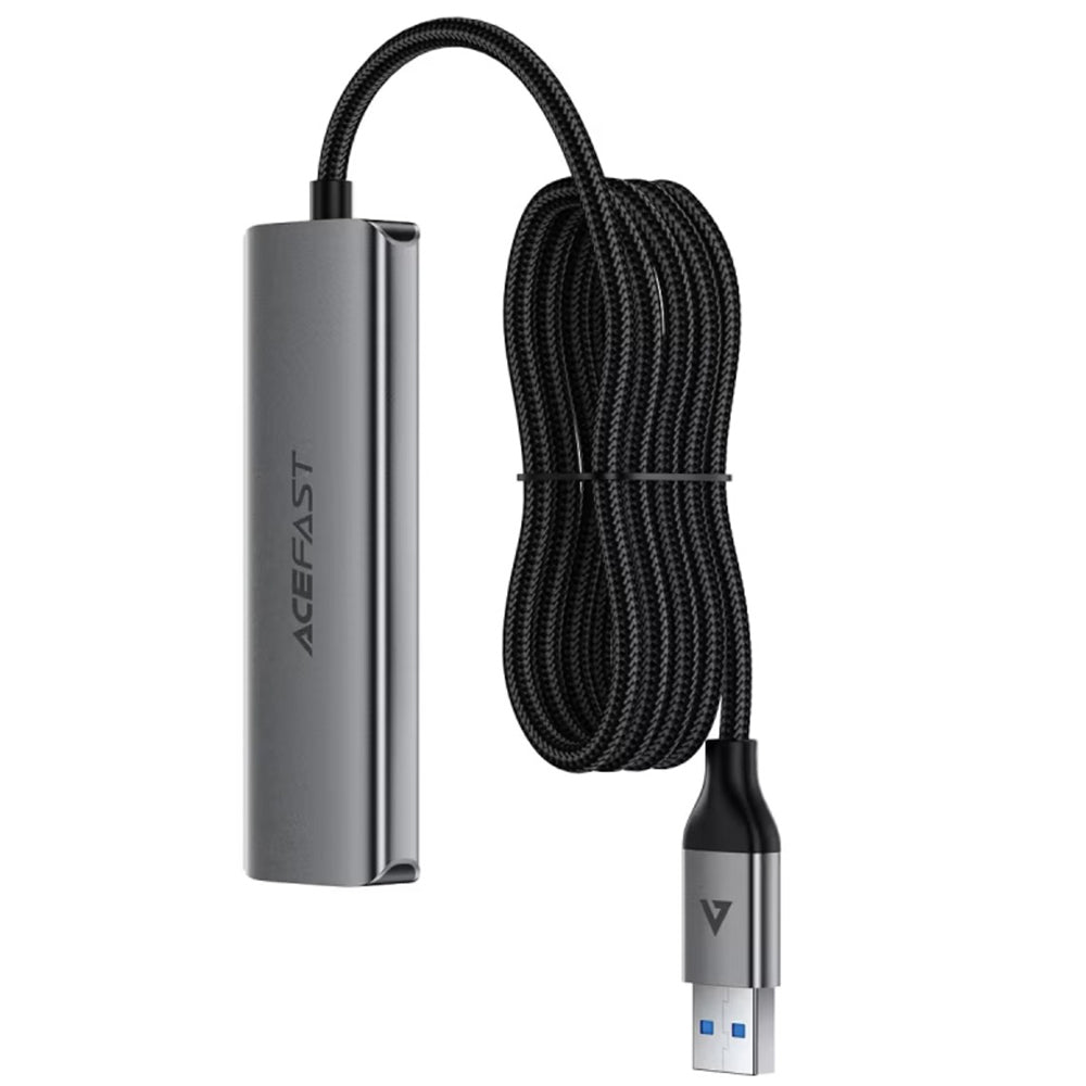 USB hub Acefast J17, 4v1, Siv