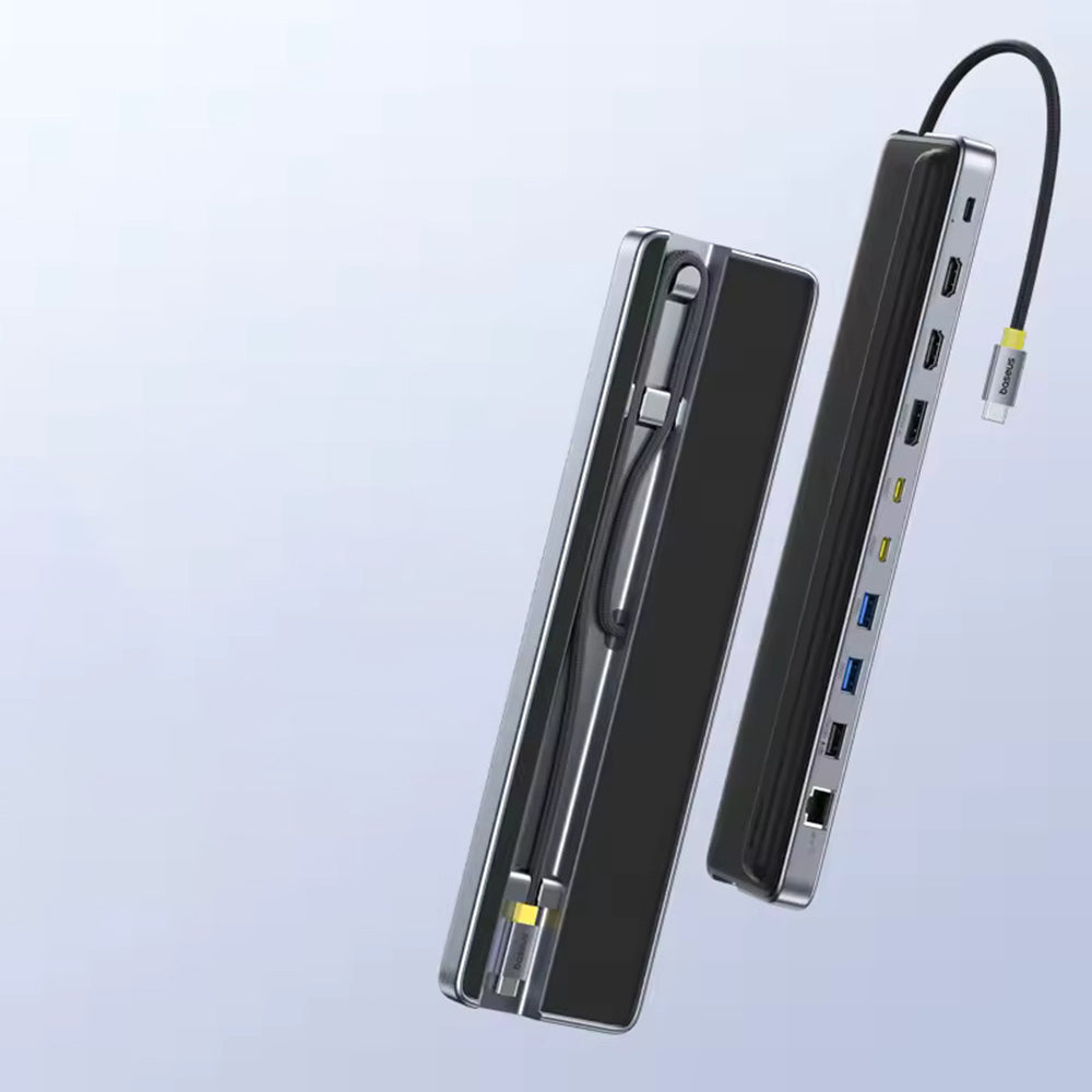 Hub USB-C Baseus EliteJoy EH3, 12in1, Siv B00051300111-00