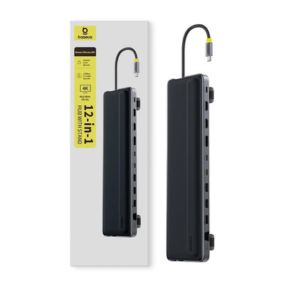 Hub USB-C Baseus EliteJoy EH3, 12in1, Siv B00051300111-00