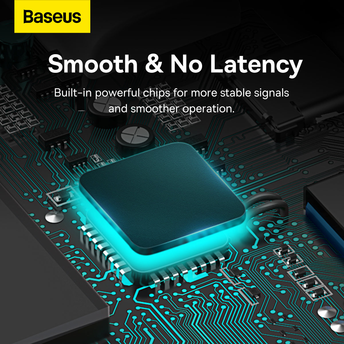 USB-C Hub Baseus Lite, 4 x USB-A 3.2, 2m, Bel
