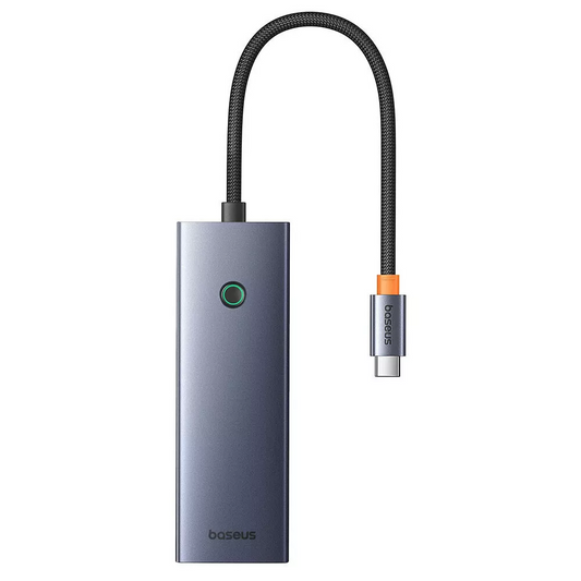 Hub USB-C Baseus UltraJoy, 3 x USB-A 3.0 - 1 x USB-C - 1 x HDMI - 1 x SD - 1 x microSD, Siv B00052803811-03