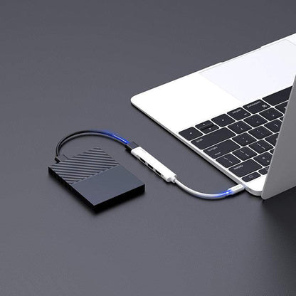 USB-C Hub HAVIT HB41, 4v1, Srebrn
