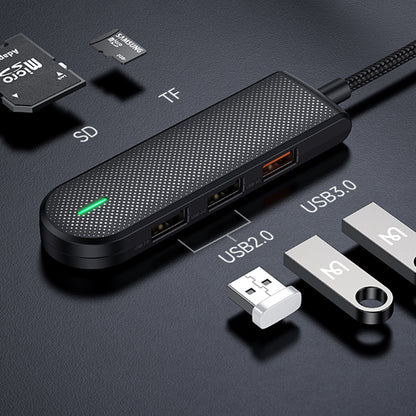 Hub USB-C McDodo HU-1430 Star, 5v1, Črn