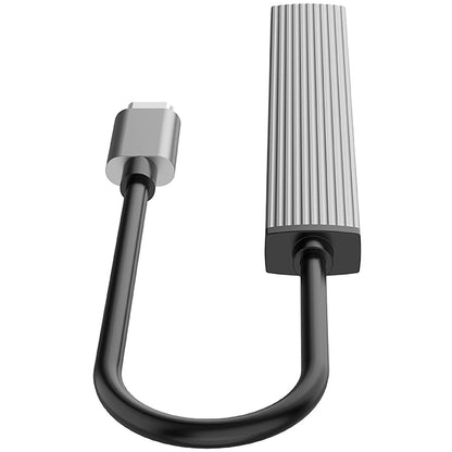 Hub USB-C Orico AH-A13, 1 x USB-A 3.0 - 3 x USB-A, Siv