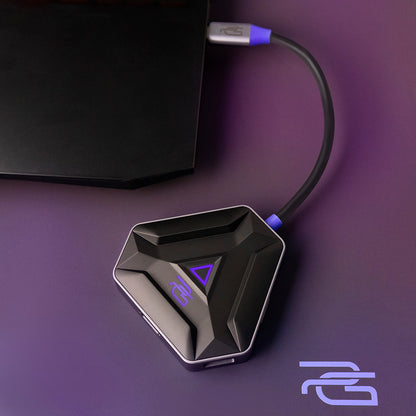 Hub USB-C Proove Spectre, 5v1, Siv HBPG10221205