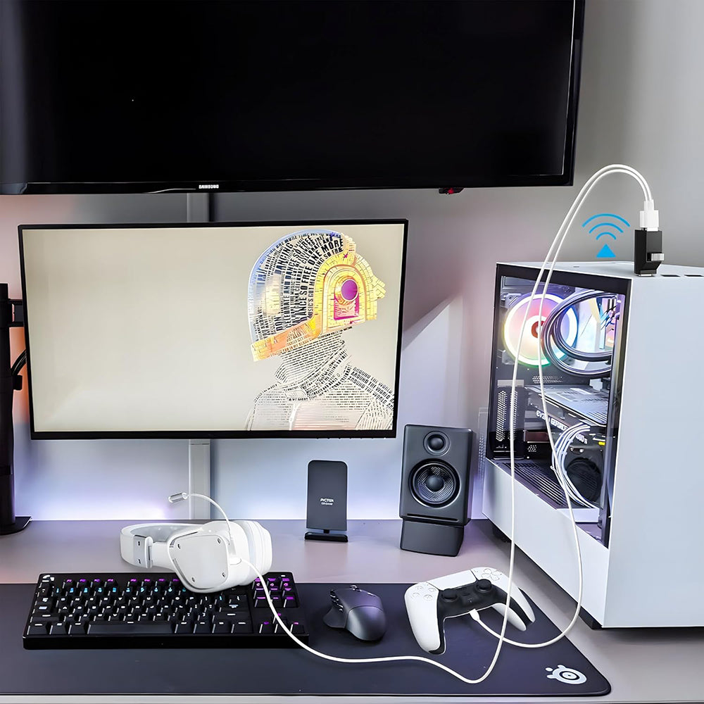 Hub USB-C Techsuit H10 EchoLink, 3v1, Črn