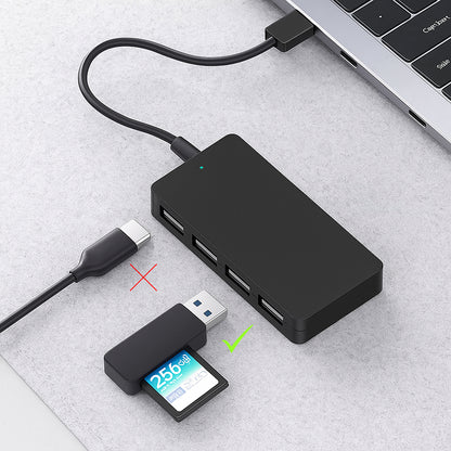 Hub USB-C Techsuit H16 QuantumNode, 4v1, Črn