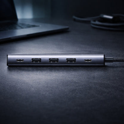 Hub USB-C UGREEN CM511 (75642), 6v1, Siv