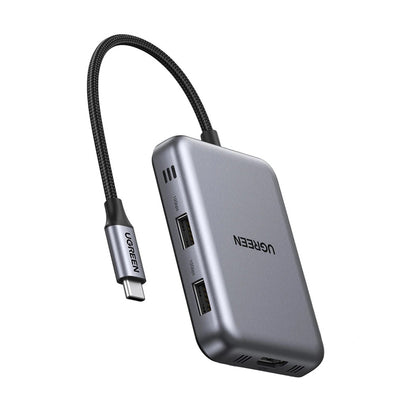 Hub USB-C UGREEN CM896 (65759), 7v1, Siv