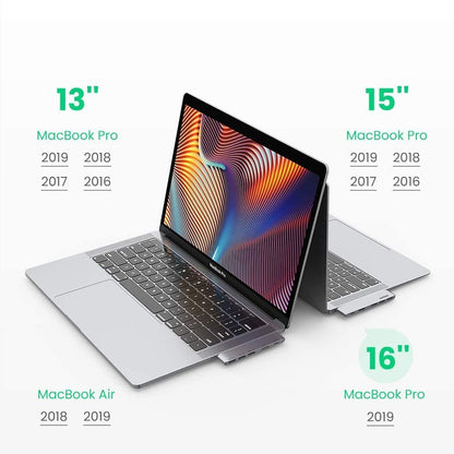 USB-C UGREEN razširitveni razdelilec za Apple MacBook Pro / Air serijo, 3 x USB-A 3.0 - 1 x USB-C - 1 x HDMI, Siva
