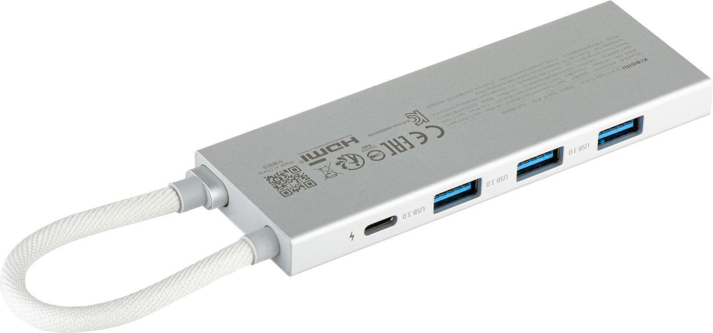 Hub USB-C Xiaomi, 3 x USB-A 3.0 - 1 x USB-C - 1 x HDMI, Bel BHR8804GL