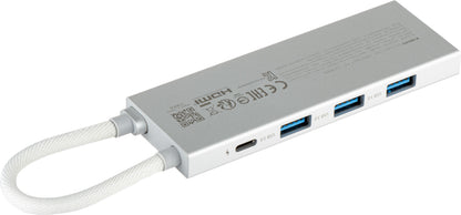 Hub USB-C Xiaomi, 3 x USB-A 3.0 - 1 x USB-C - 1 x HDMI, Bel BHR8804GL