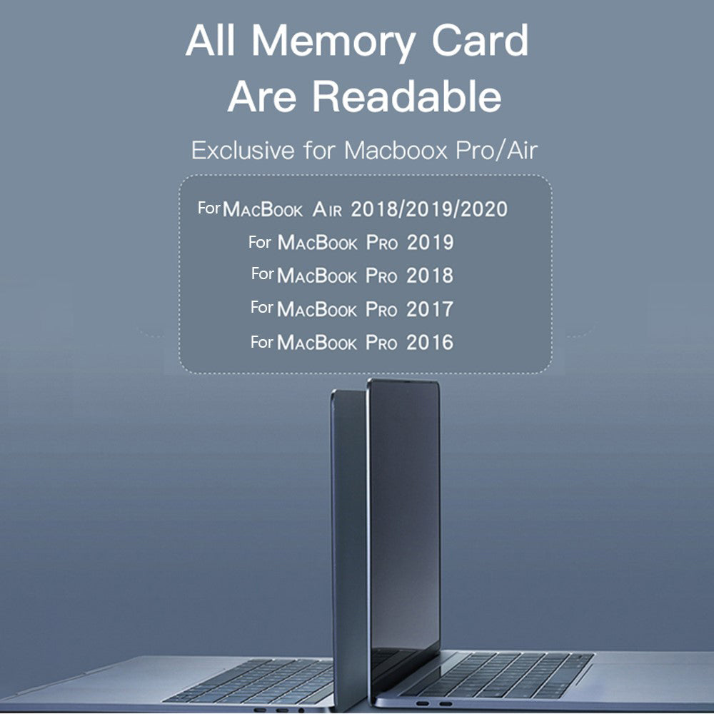 USB-C Hub Yesido HB10 za Apple MacBook Pro / Air, 6v1, Siv