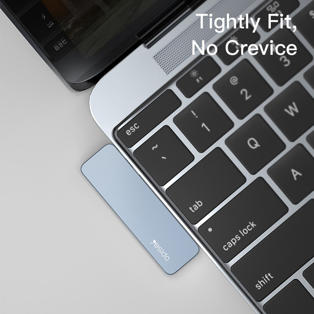 USB-C Hub Yesido HB10 za Apple MacBook Pro / Air, 6v1, Siv
