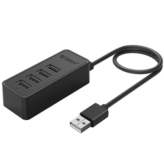 USB hub Orico W5P-U2-100, 4 x USB-A, 1m, črn