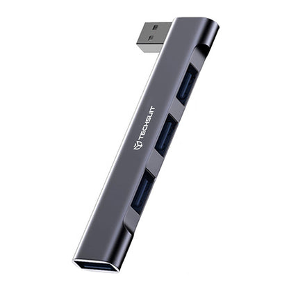 Hub USB Techsuit H14 ZenithDock, 4in1, Siv
