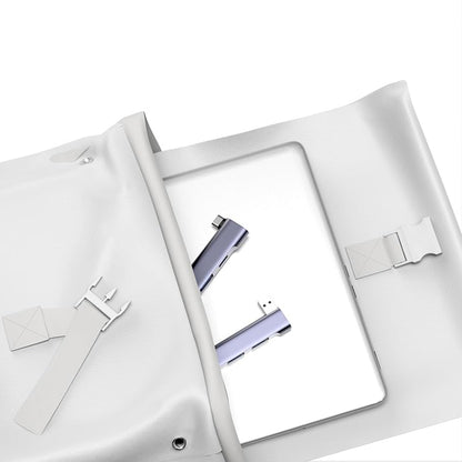 Hub USB Techsuit H14 ZenithDock, 4in1, Siv