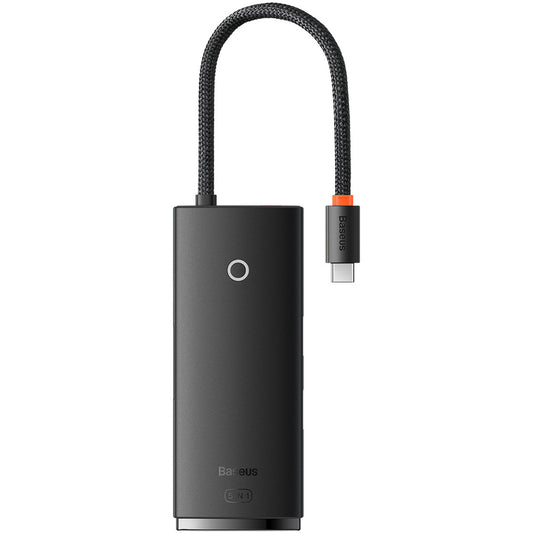 USB-C Hub Baseus Lite, 3 X USB-A 3.0 - USB-C - HDMI, Črna WKQX040001