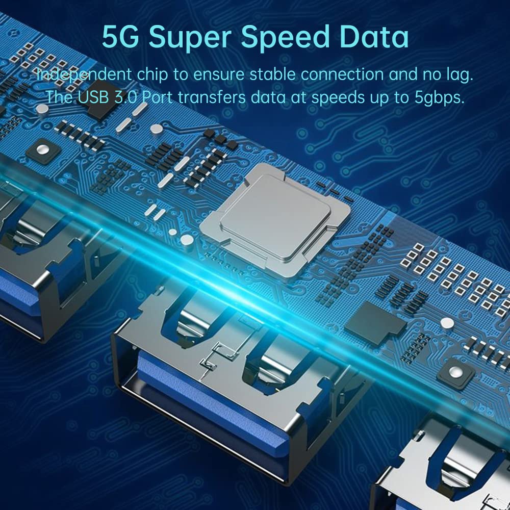 Hub USB / USB-C Techsuit H8 DataBridge, 4in1, Siv