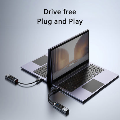 USB / USB-C Yesido HB19, 4in1, Gray