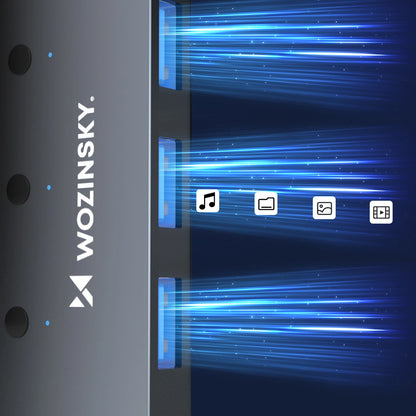 USB Hub WZK WHS080YSS, 4 x USB-A 3.0, Siv