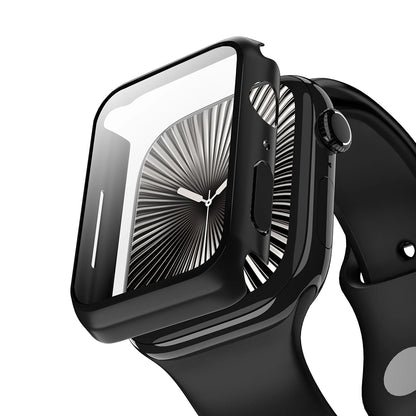 Ovitek Anank Screen Guard za Apple Watch Series 7 41mm, črn