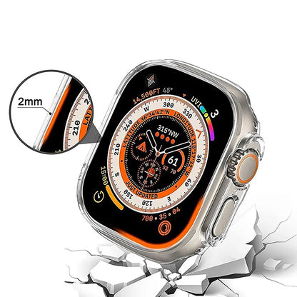 Ovitek Anank Screen Guard za Apple Watch Series 7 41mm, črn