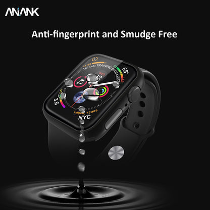 Ovitek Anank Screen Guard za Apple Watch Series 7 41mm, črn