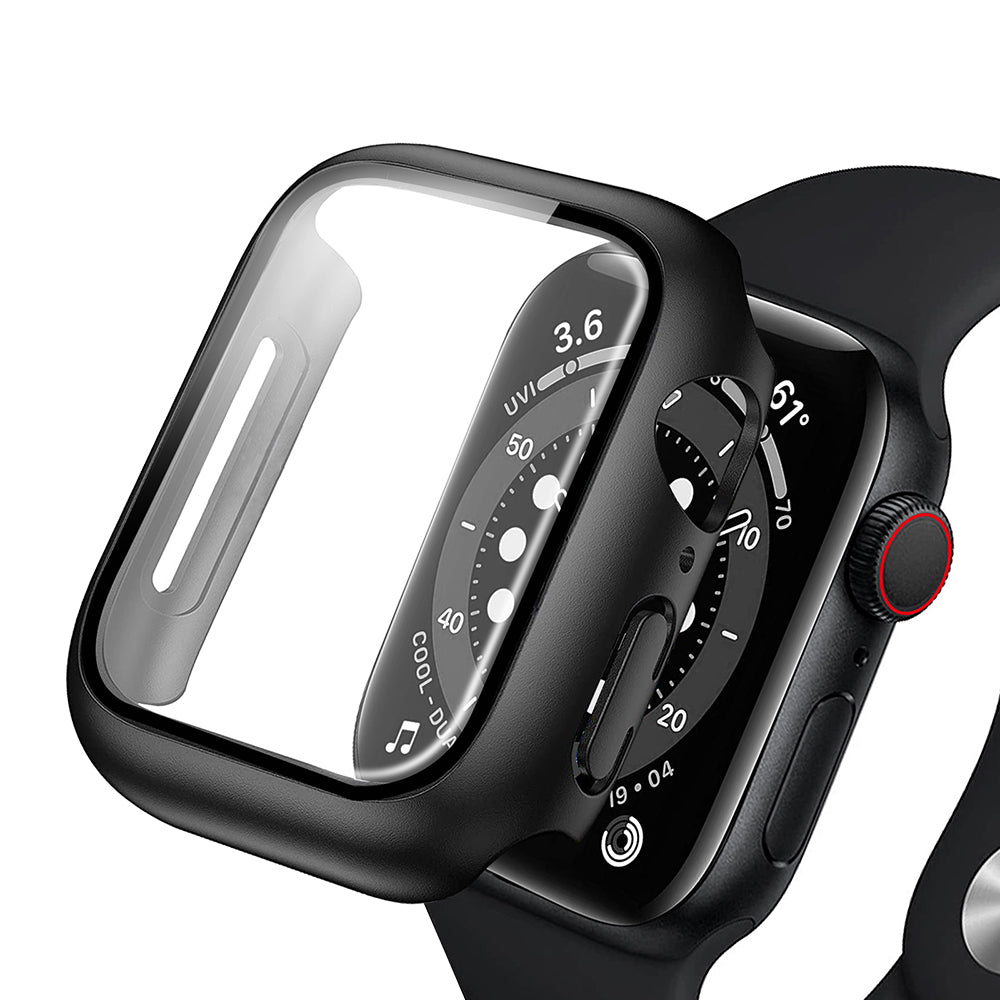 Ovitek Anank Screen Guard za Apple Watch Series 7 45mm, črn